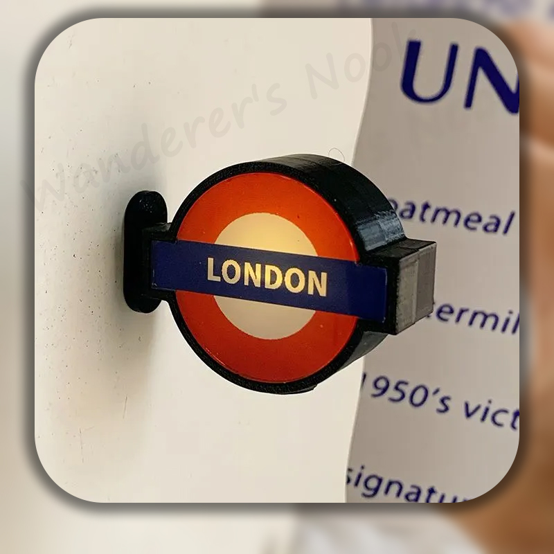 Photography Uk - London Underground Roundel Light Up Fridge