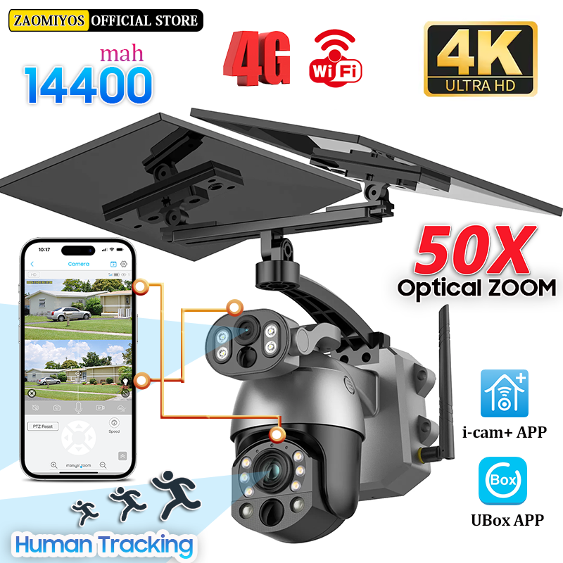 Photography Term - 4K 50X ZOOM 10MP Solar Camera