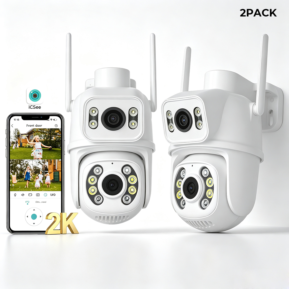 Photography Term - (2Pack) Outdoor Wifi PTZ IP Camera