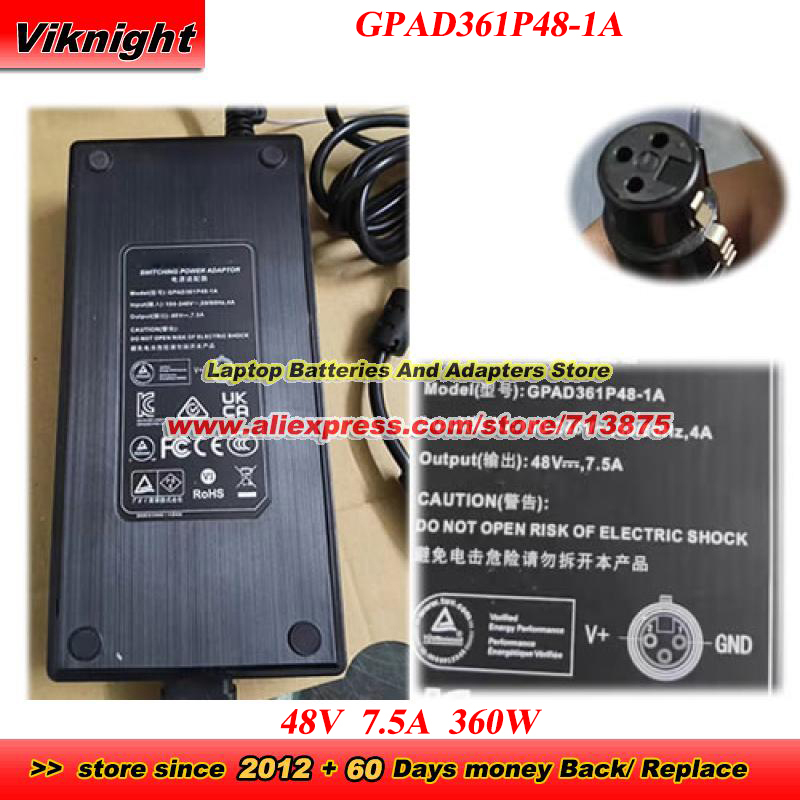 Photography Uk - GPAD361P48-1A AC Adapter 48V 7.5A 360W