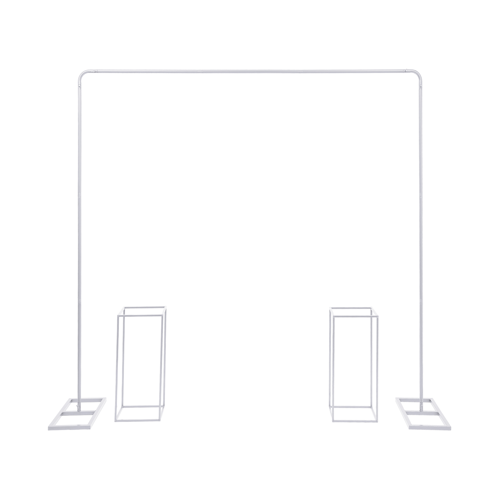 Photography Website - Wedding Backdrop Stand 3Pcs White Metal