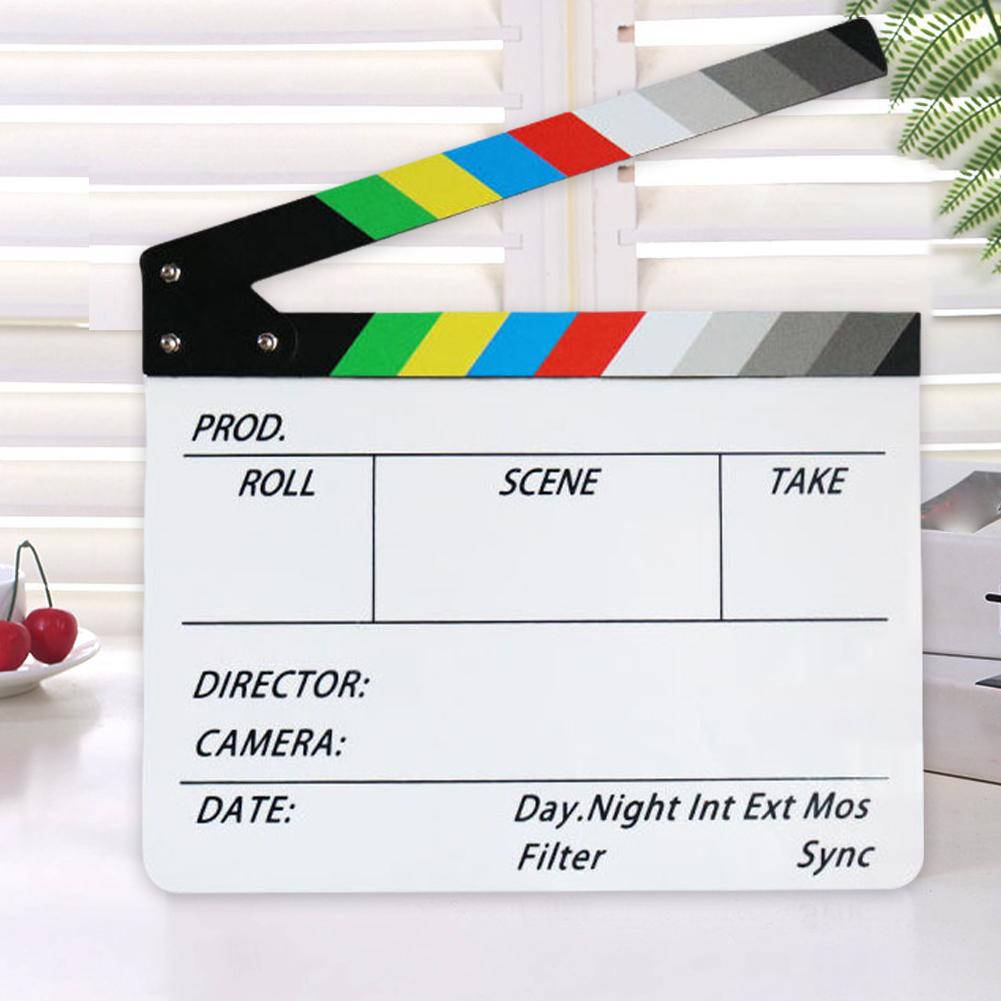 Photography Online - Colorful Director's Board Movie Clapperboard Creative
