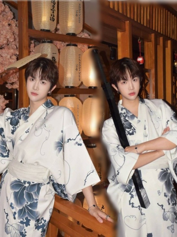 Photography Online - Traditional Men's Kimono Set Formal Studio