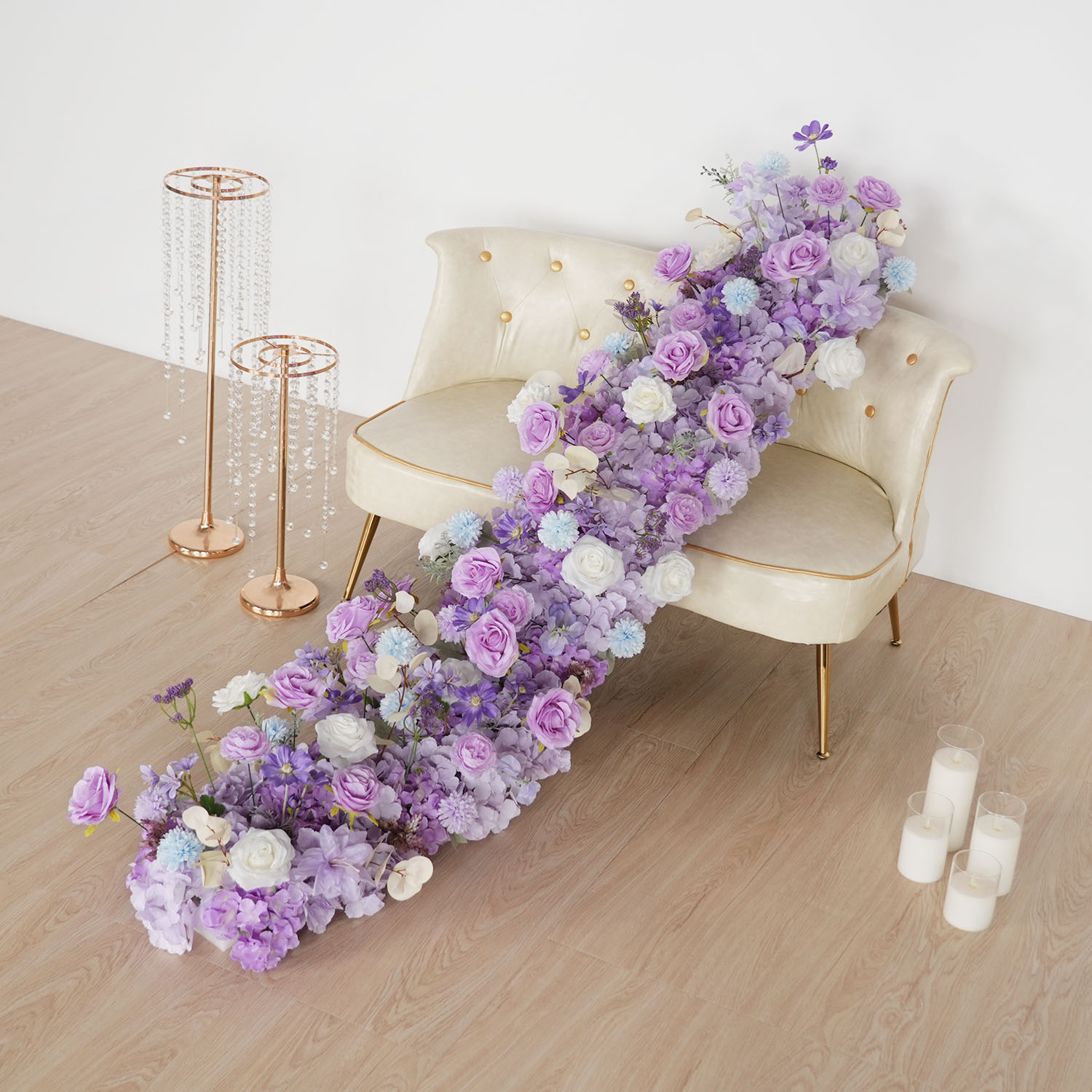 Photography Graduation - Uflower Purple Artificial Flowers Wedding Decor