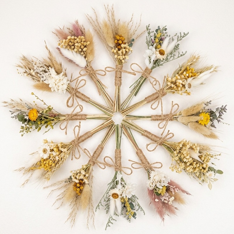 Photography Graduation - Mini Dried Flower Bouquet Natural Preserved