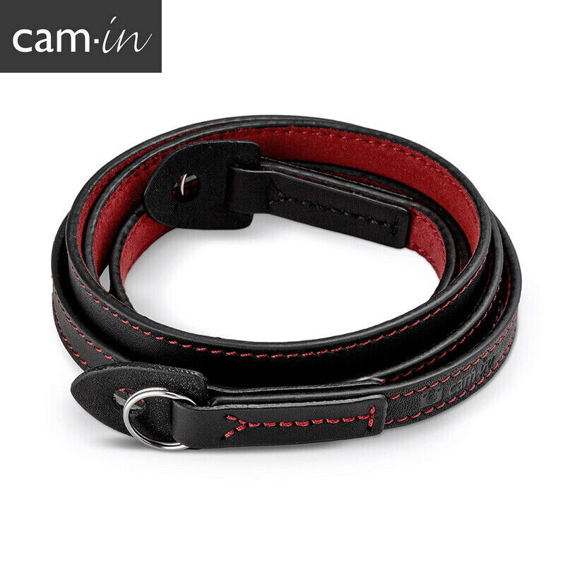 Camera Strap Leather - Leather shoulder strap 95cm 125cm Retro