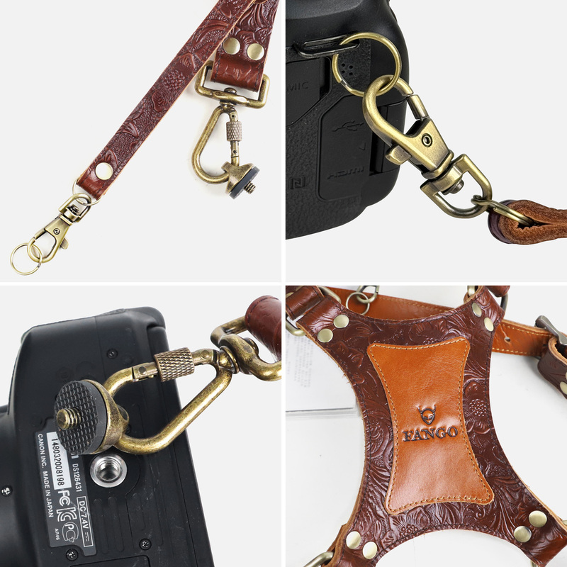 Dual Camera Strap Double Camer - đánh giá và giá Camera Strap Leather