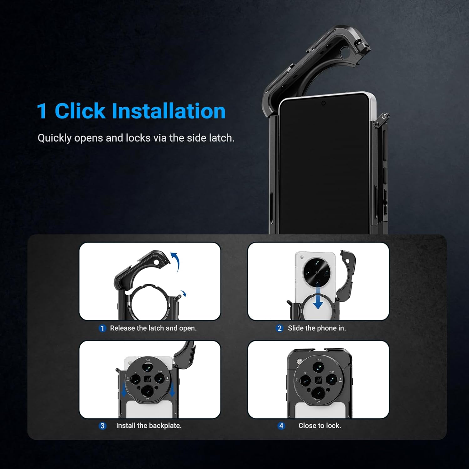 NEEWER Phone Cage Rig For OPPO - đánh giá và giá Xiaomi Photography Kit 15 Ultra