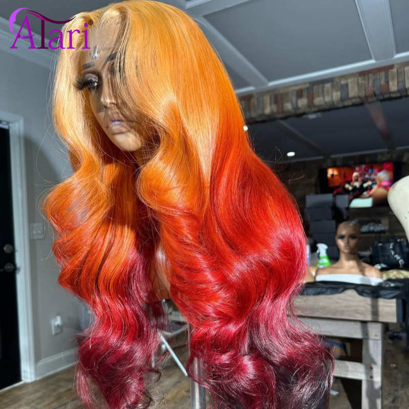 Ombre Orange Roots 13x4 Lace F - đánh giá và giá Photography Dark