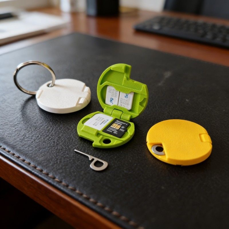 3D Printed SIM & TF Card Holde - đánh giá và giá Memory Card Case