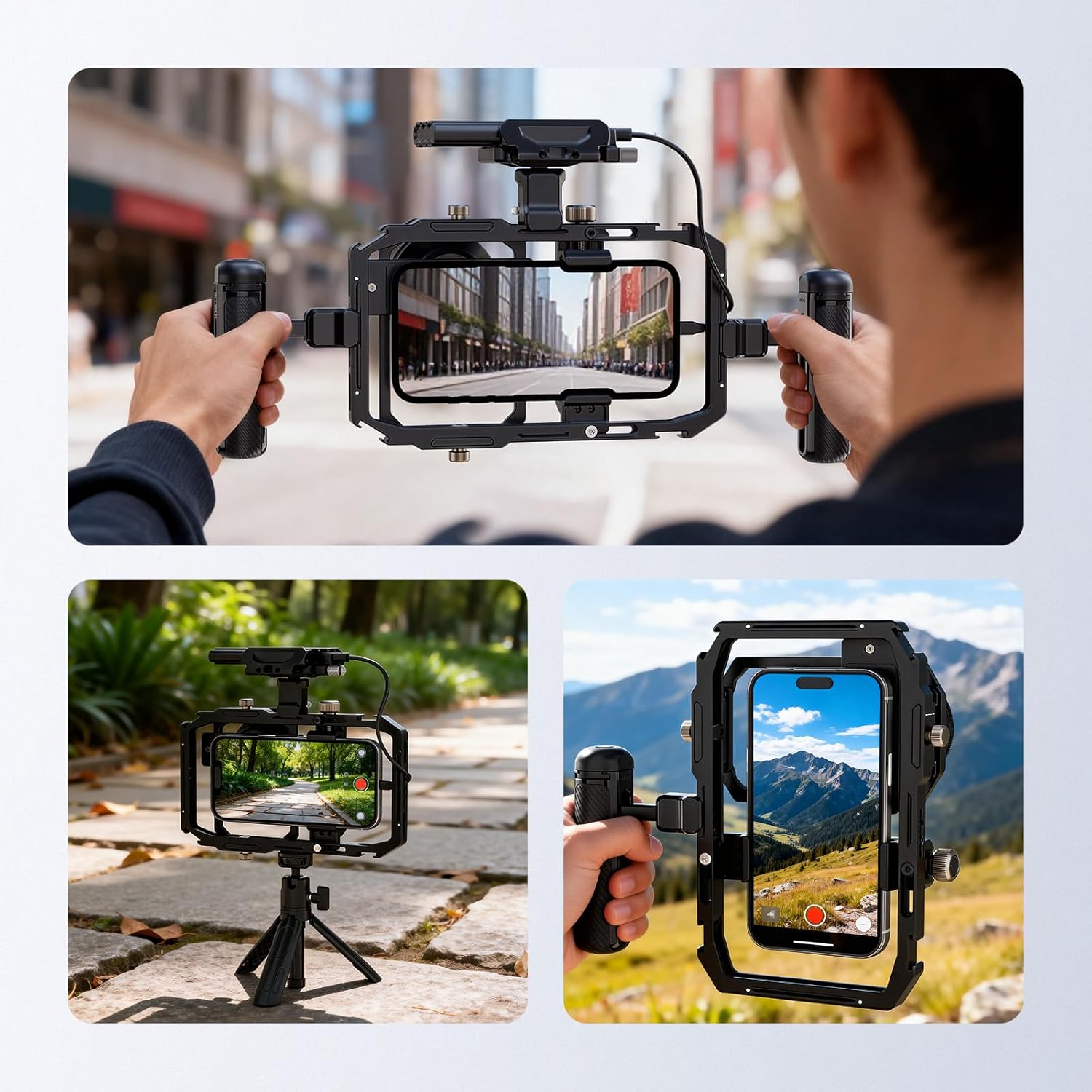 NEEWER Universal Phone Cage Vi - đánh giá và giá Xiaomi Photography Kit 15 Ultra