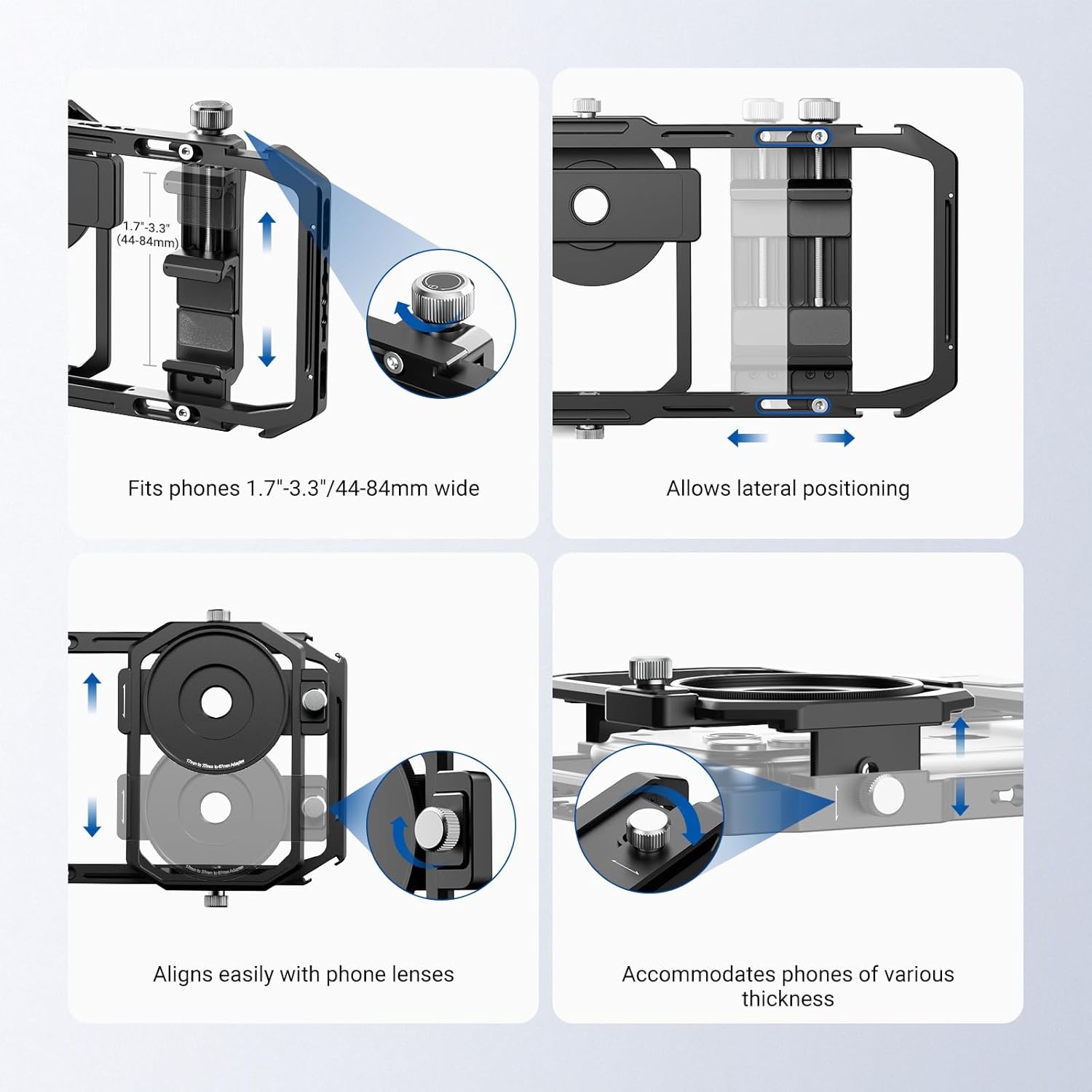 NEEWER Universal Phone Cage Vi - đánh giá và giá Xiaomi Photography Kit 15 Ultra