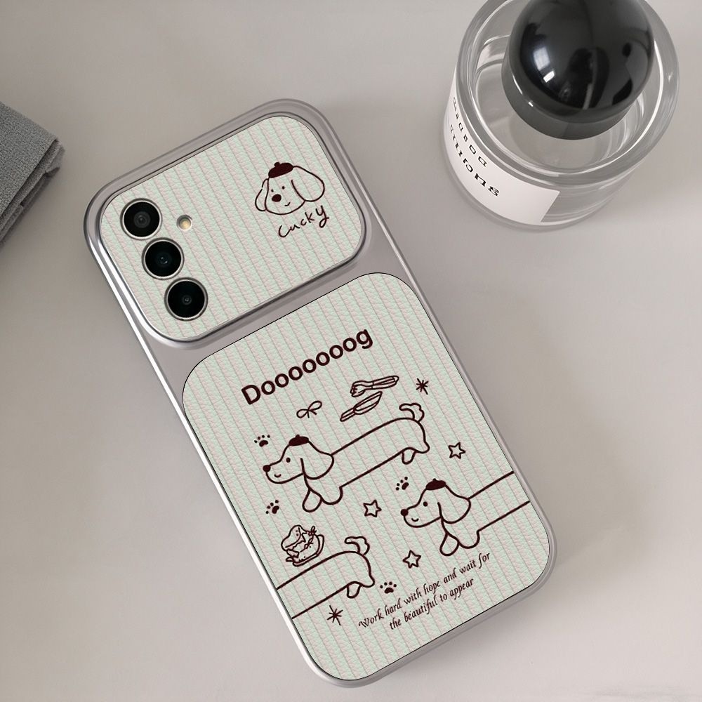 Cartoon Dachshund Phone Case F - đánh giá và giá Camera Strap Leather