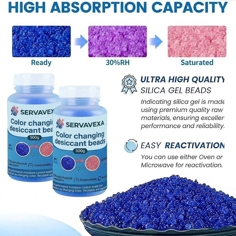 300g Indicating Silica Gel Bea - đánh giá và giá Camera Dry Cabinet