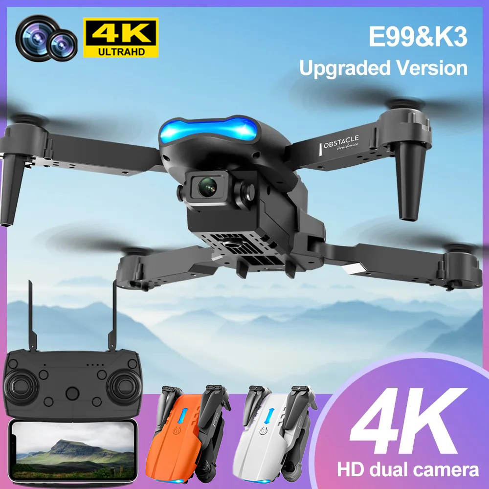 E99 K3 Pro 4k Drone HD Wide An - đánh giá và giá Photography High Angle