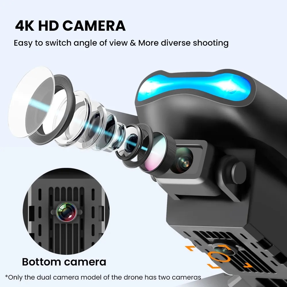 E99 K3 Pro 4k Drone HD Wide An - đánh giá và giá Photography High Angle