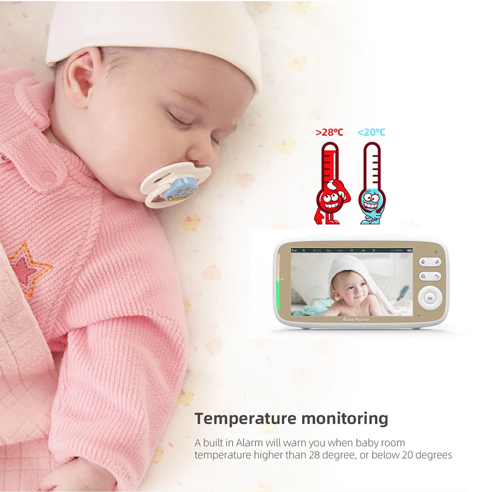 5 Inch Indoor Baby Monitor wit - đánh giá và giá Photography Uk