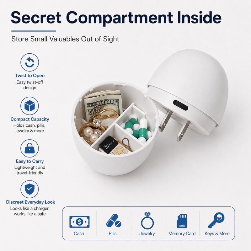 Discreet Charger-Look Storage  - đánh giá và giá Memory Card Case