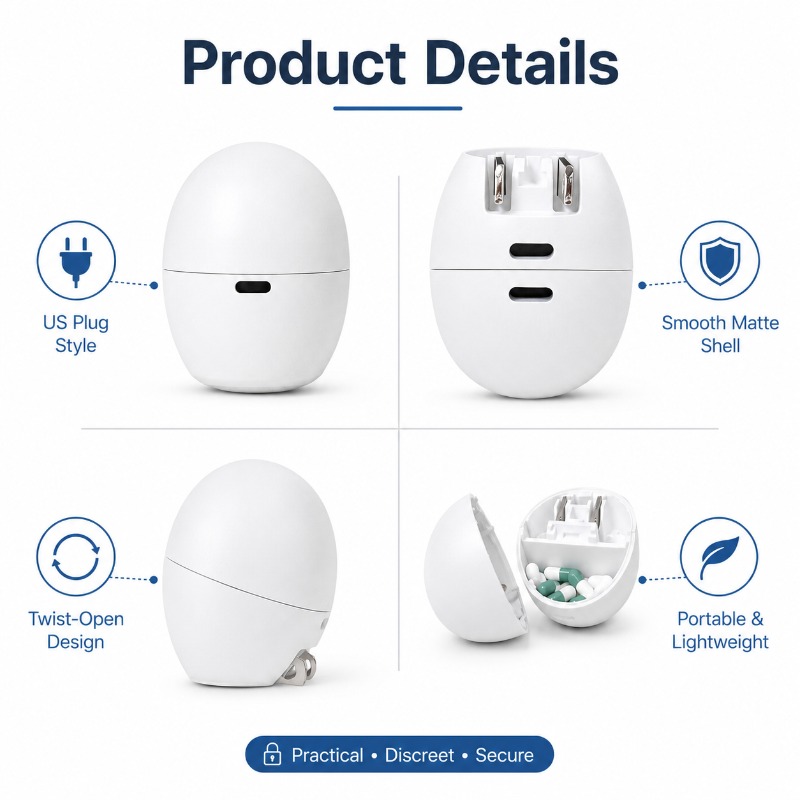 Discreet Charger-Look Storage  - đánh giá và giá Memory Card Case