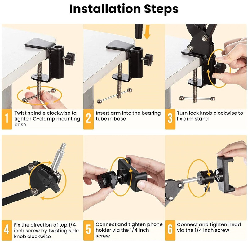 FGCLSY Flexible Arm Tripod For - đánh giá và giá Photography Online