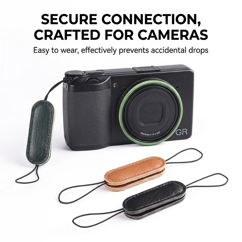 Genuine Leather Camera Finger  - đánh giá và giá Camera Strap Leather