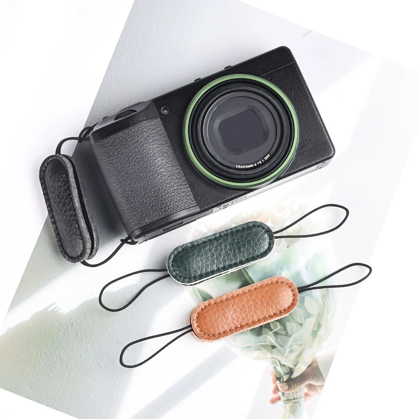 Genuine Leather Camera Finger  - đánh giá và giá Camera Strap Leather