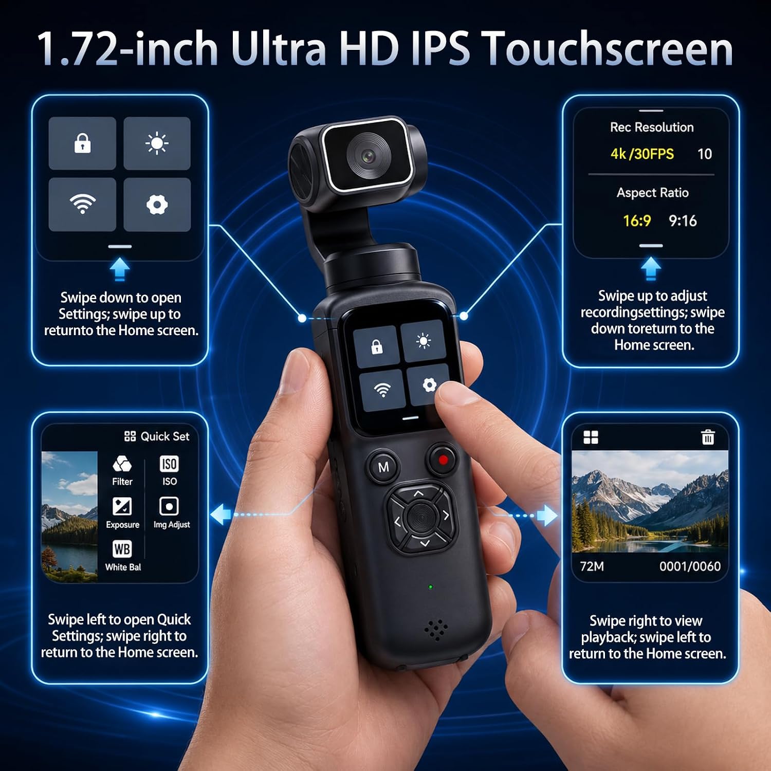 4K Handheld Gimbal Vlogging Ca - đánh giá và giá Photography Term