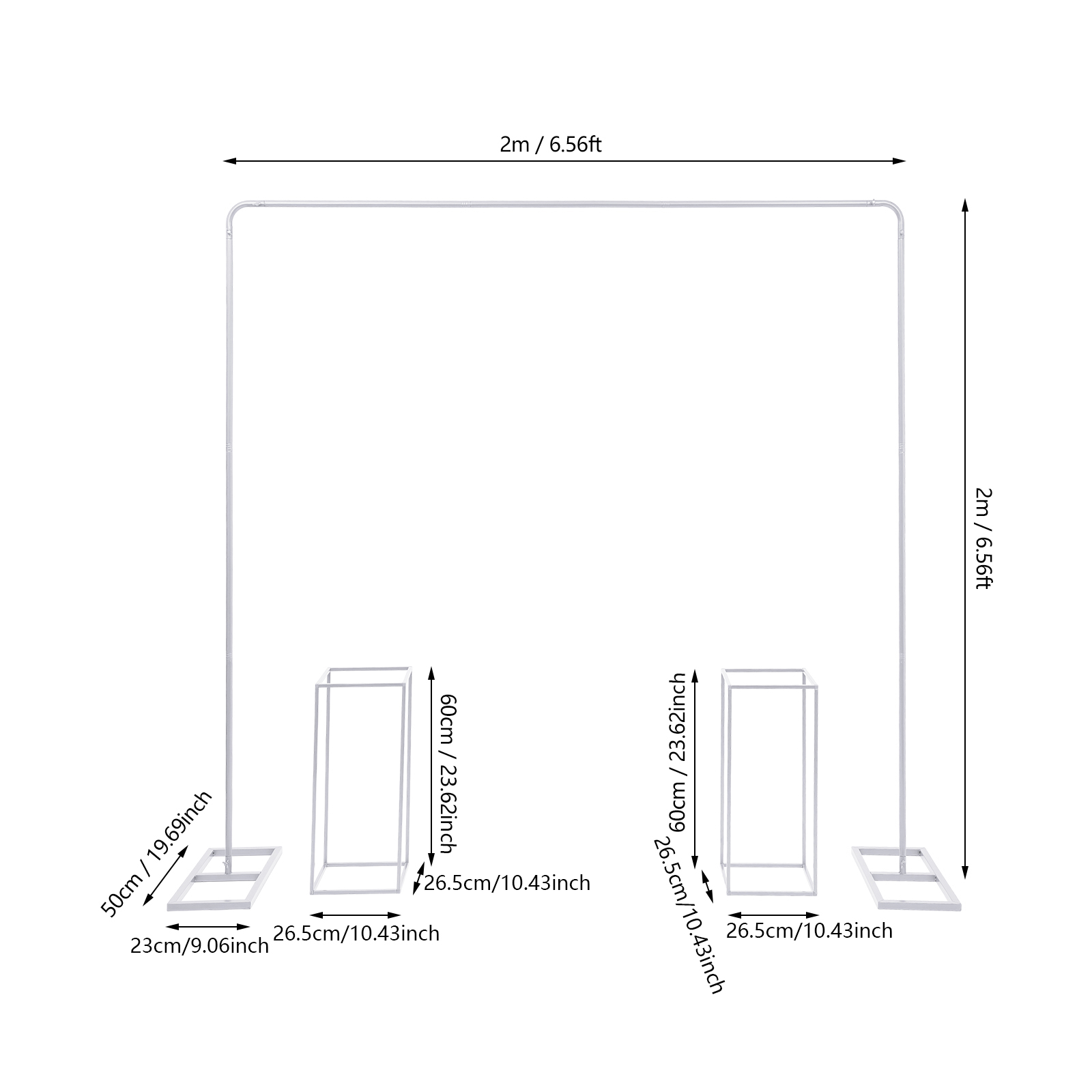 Wedding Backdrop Stand 3Pcs Wh - đánh giá và giá Photography Website