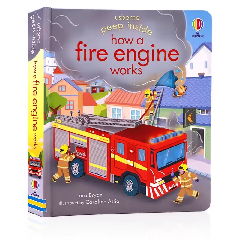 Usborne Peep Inside How A Fire - đánh giá và giá Photography Job