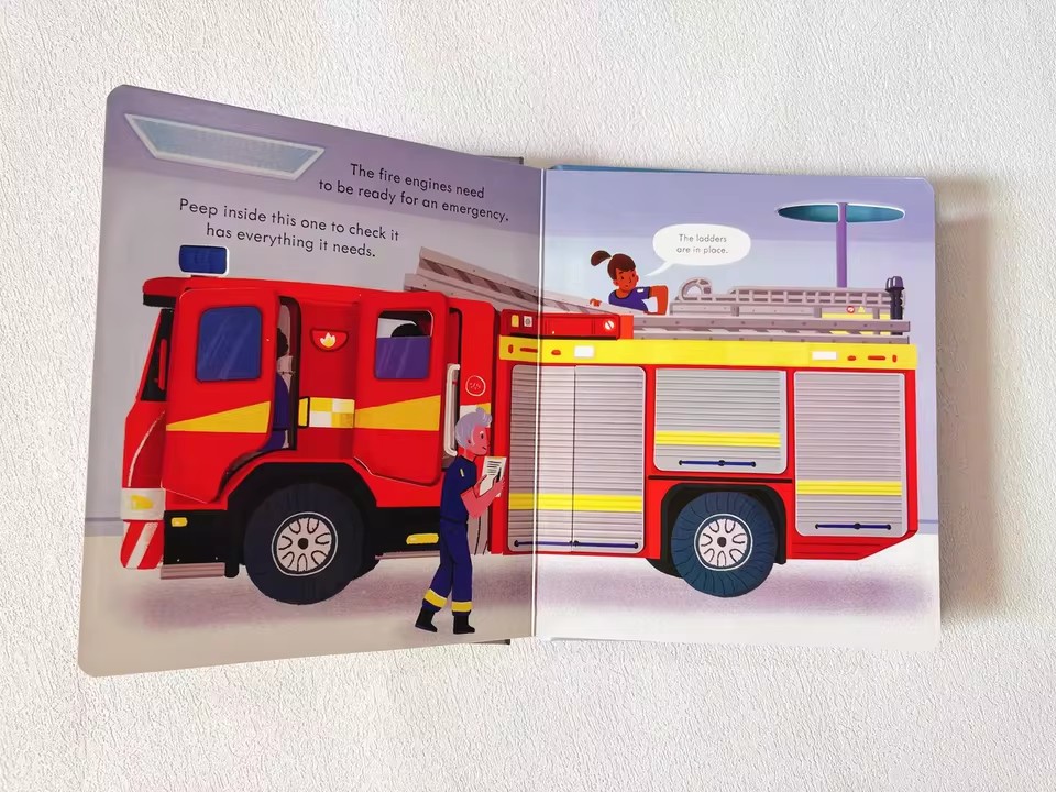 Usborne Peep Inside How A Fire - đánh giá và giá Photography Job
