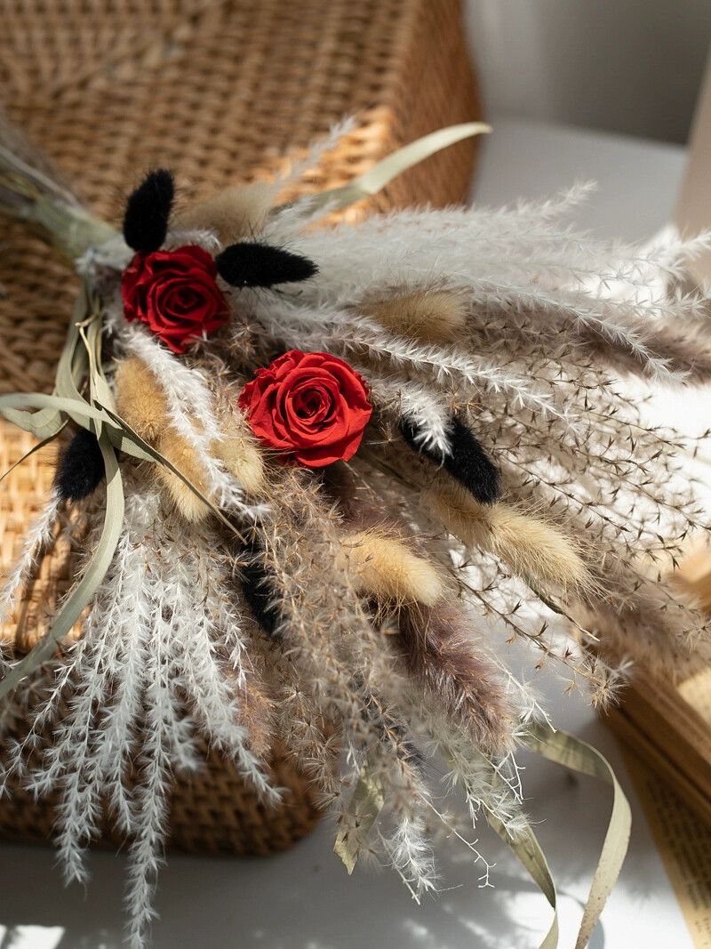 Preserved Rose Rabbit Tail Ree - đánh giá và giá Photography Graduation