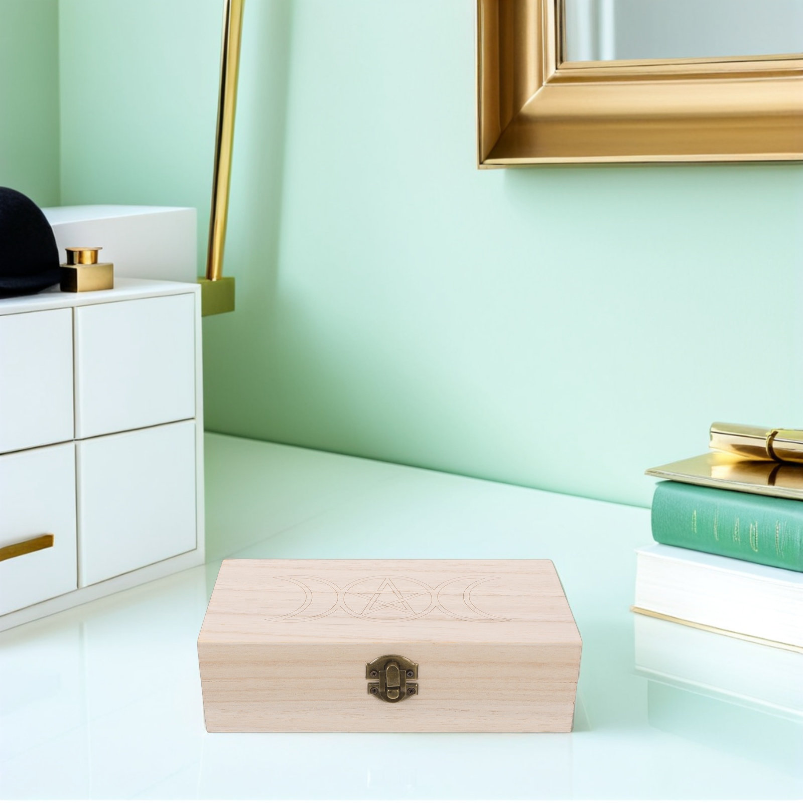 Wooden Tarot Card Holder Box D - đánh giá và giá Memory Card Case