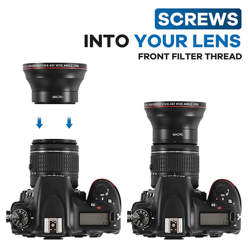 58MM 0.43x High-Definition Wid - đánh giá và giá Photography High Angle