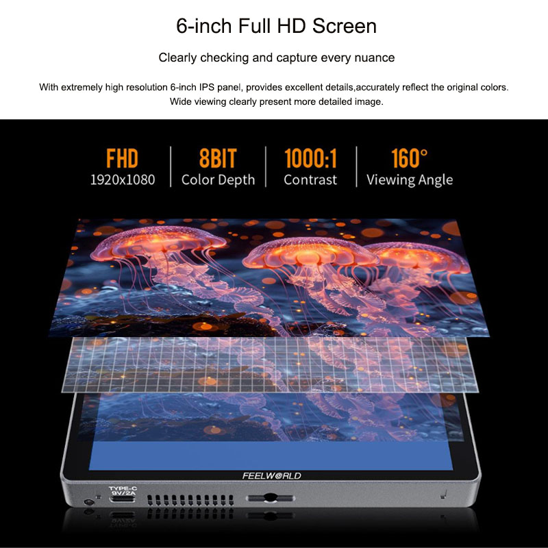 FEELWORLD P6XL 6-inch Photogra - đánh giá và giá Photography Uk
