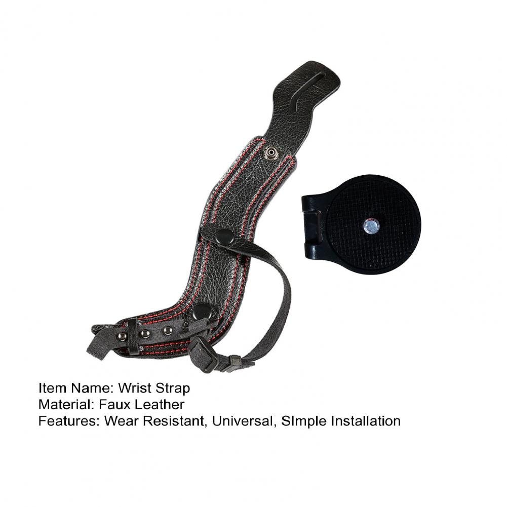 Camera Wrist Strap Double Lock - đánh giá và giá Camera Strap Leather