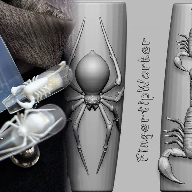 3D Spider Scorpion Silicone Na - đánh giá và giá Photography Dark