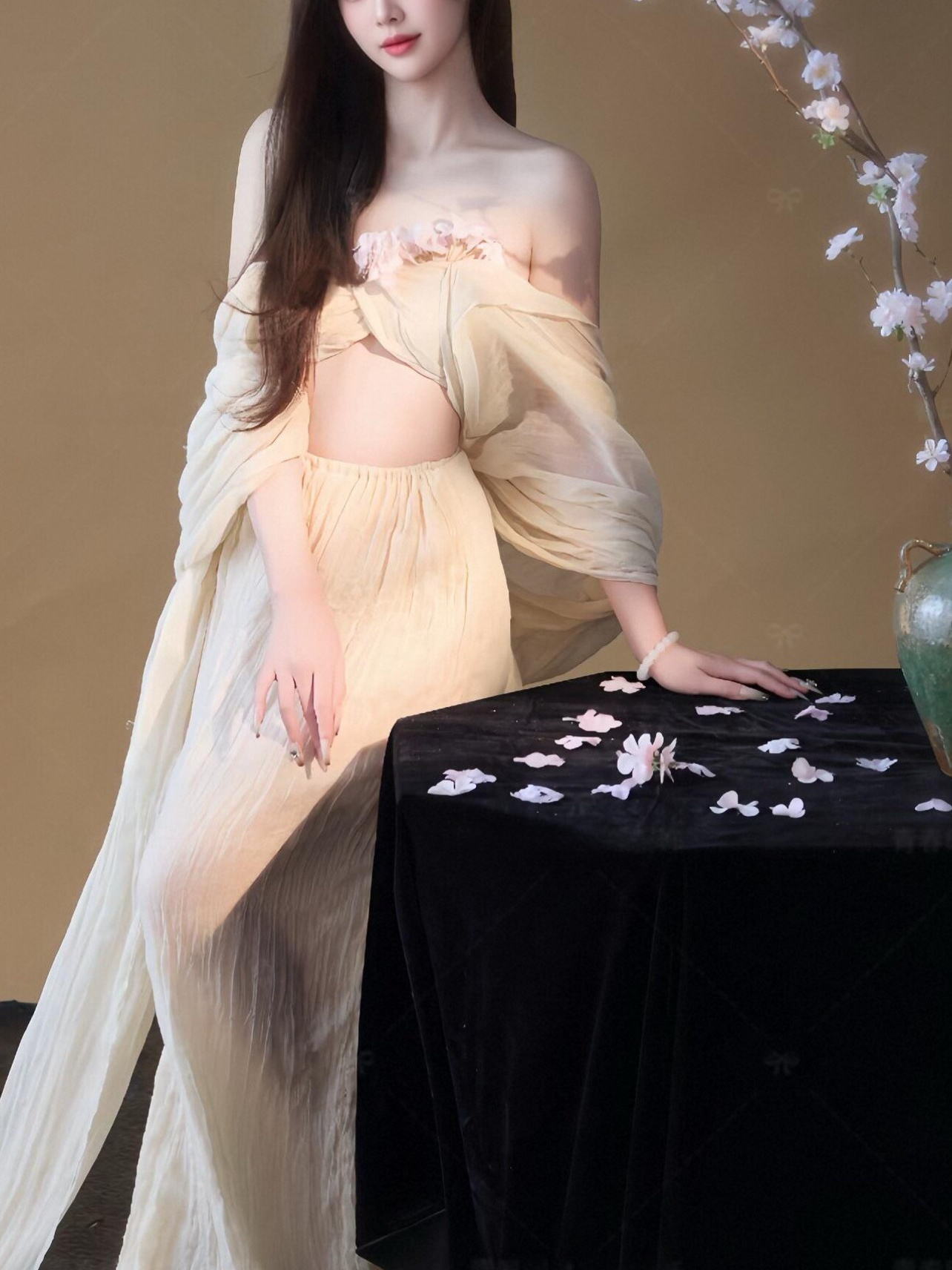 Retro Style Long Dress Chinese - đánh giá và giá Photography Zen