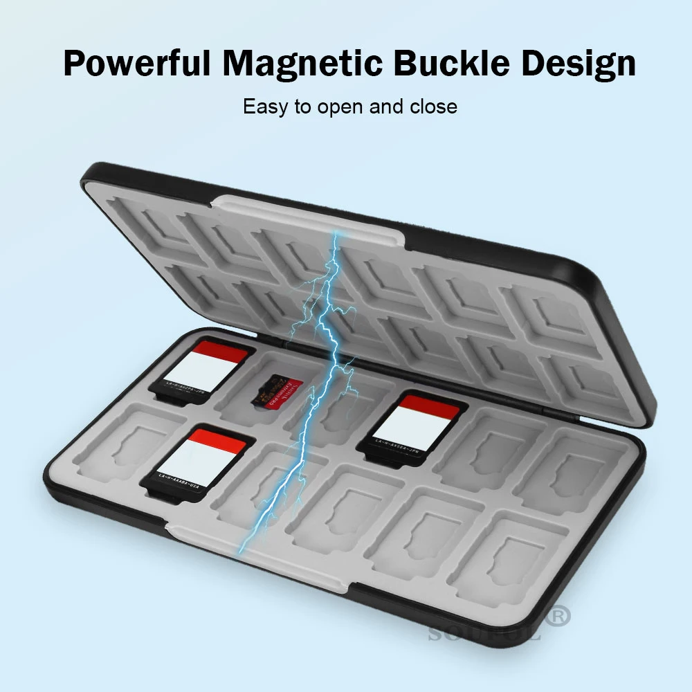 24 in 1 Cute Magnetic Game Car - đánh giá và giá Memory Card Case