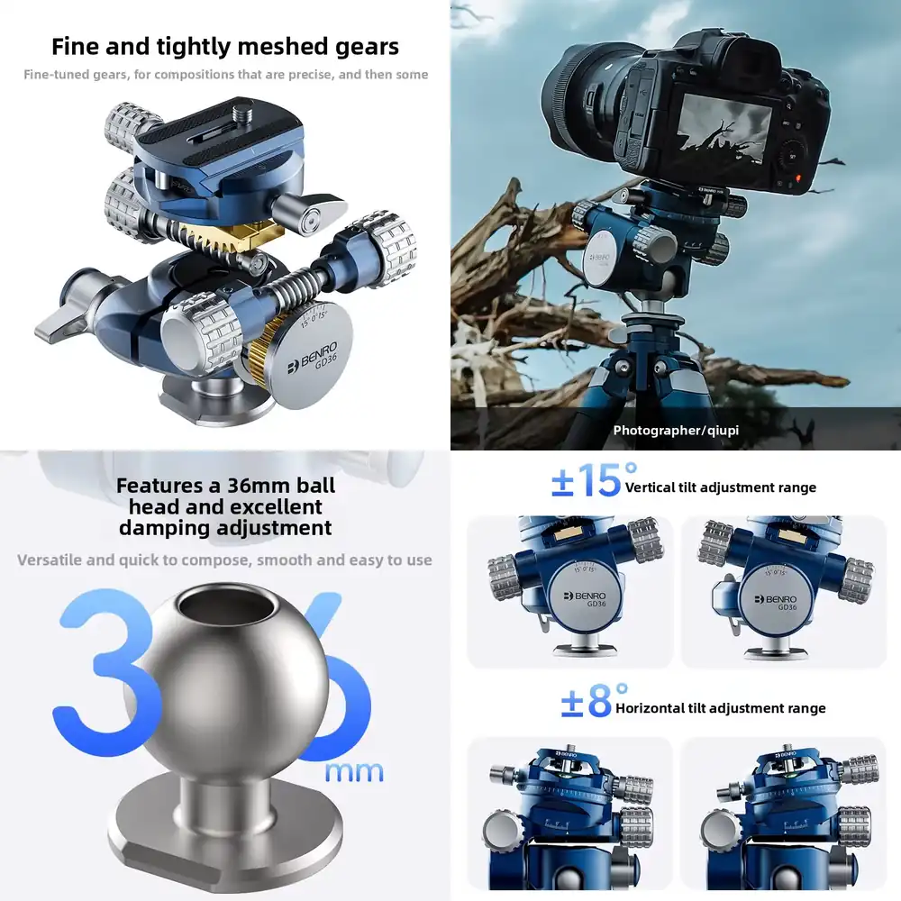 BENRO GD36PT Aluminum 3-Way Ge - đánh giá và giá Photography Landscape